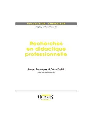 Recherches en didactique professionnelle